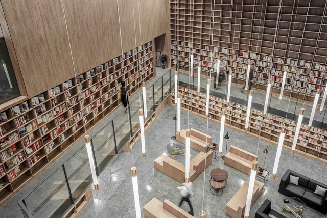 中国中铁售楼中心和社区图书馆 / Van Wang Architects - 主图