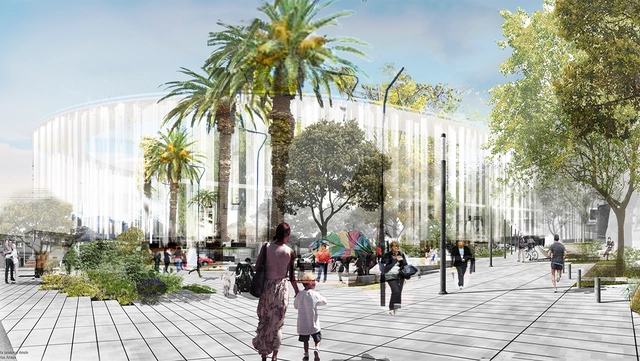 Primer Premio Concurso Nacional de ideas Proyecta Bolívar, Imagina el Parque / Argentina - Fachada