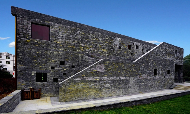 Chetian Cultural Center / West-line studio - Cultural Center, Facade, Door