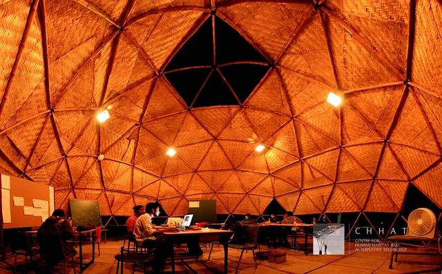 Geodésica adaptável de bambu vence o Buckminster Fuller Challenge 2016 para estudantes - Imagem de Destaque