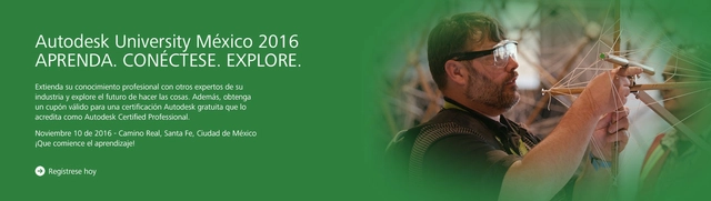 Autodesk University México 2016 / Ciudad de México - Imagen Principal