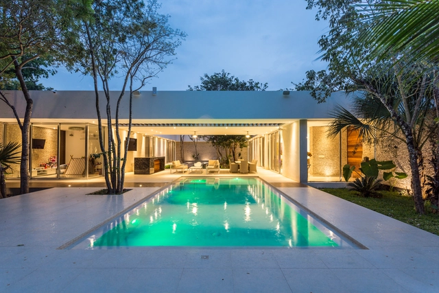 Casa Entre Árboles / AS Arquitectura - Casas, Jardín, Fachada