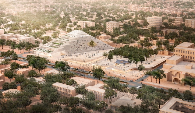 No despertar da Revolução, Francis Kéré projeta um edifício "transparente" para o Parlamento de Burkina Faso - Imagem de Destaque
