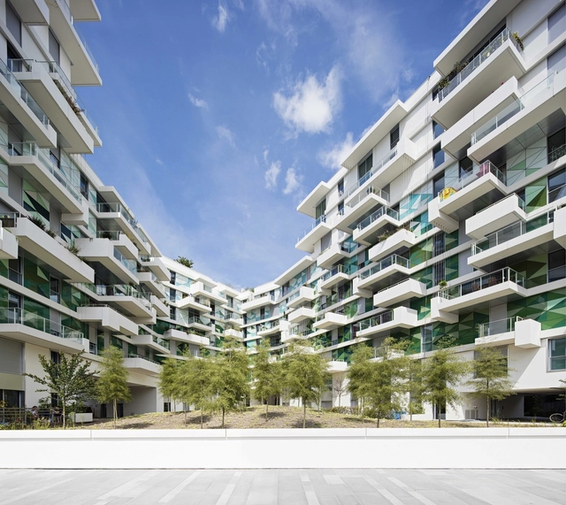 ‘UNIK’ Apartments / Beckmann-N’thepe Architectes - Apartments, Facade
