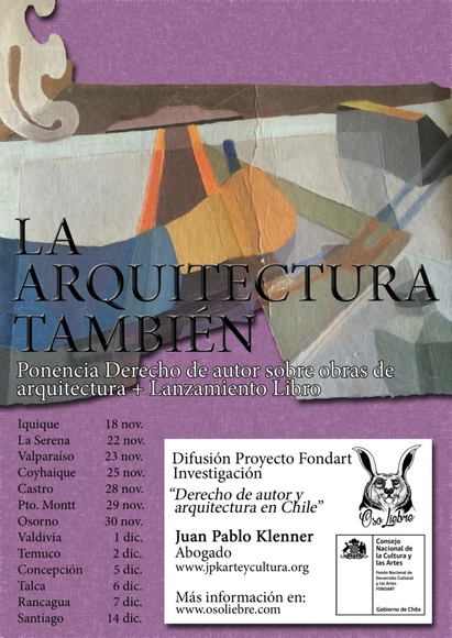 Infórmate sobre derechos de autor para arquitectos en 'La Arquitectura También' - Imagen Principal