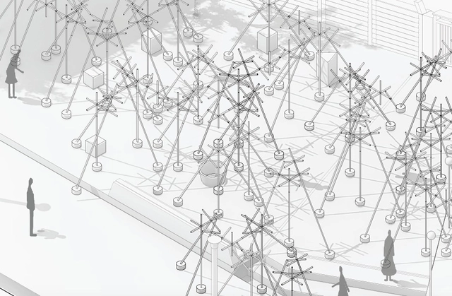 La construcción efímera de Taller Danza, el proyecto colaborativo de estudiantes Celeste!  - Imagen Principal