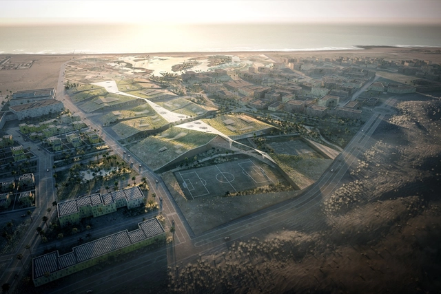 Agence d’Architecture A. Bechu 与 Associés赢得了摩洛哥海边城市新校园的设计竞赛 - 主图