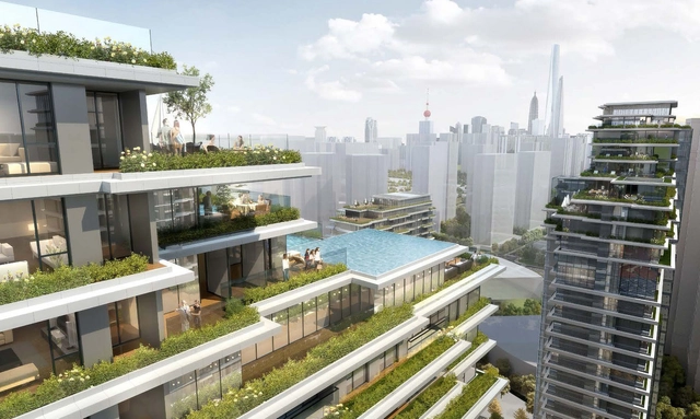 艺术与技术的碰撞──上海CITIC太平洋高层住宅社区 - 主图