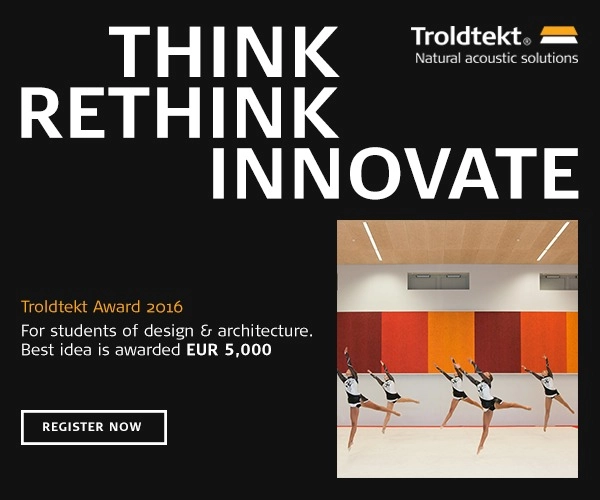 Final call: Register for Troldtekt® Award 2016 Today - Featured Image