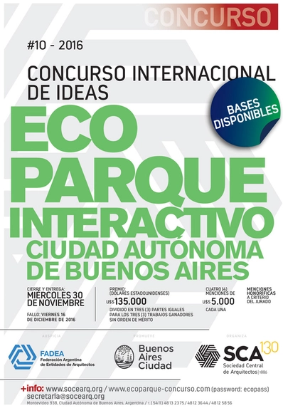 Concurso Internacional de Ideas Ecoparque Interactivo Ciudad de Buenos Aires - Imagen Principal