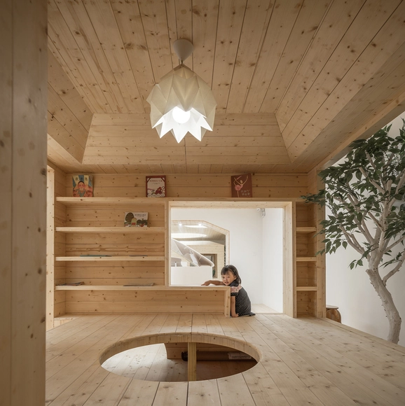 123+ Growth Center  / Wutopia Lab - Interior Design, Beam, Arch, Lighting