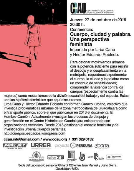 Conferencia CCAU: Cuerpo, ciudad y palabra: Una perspectiva feminista / Guadalajara - Imagen Principal