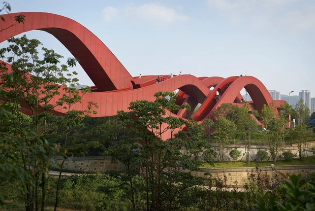 Nudo de la Suerte / NEXT architects - Puente Peatonal