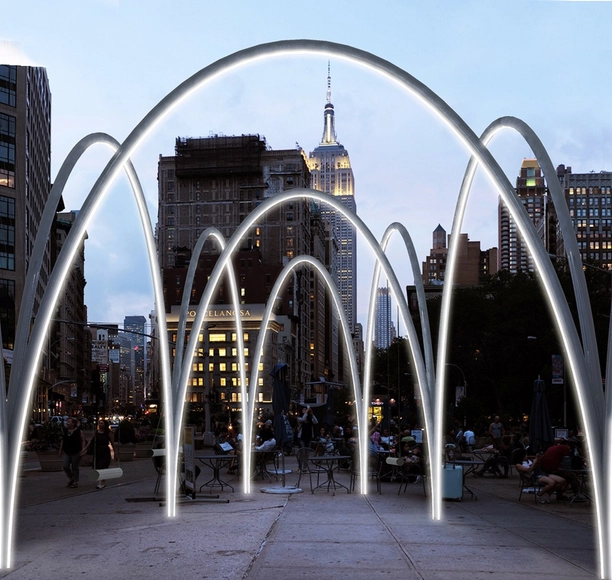 LOT Wins Competition to Transform Flatiron Plaza in New York - Featured Image