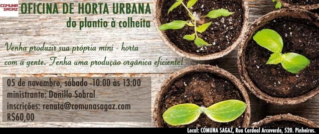 Oficina de Horta Urbana - Imagem de Destaque