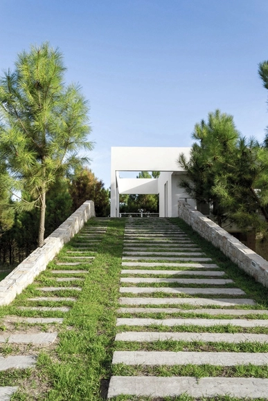 Casa Lote 01 / Centro Cero - Casas, Jardín, Escaleras, Fachada