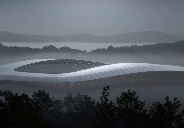 Zaha Hadid Architects diseñará estadio construido en madera para equipo de fútbol inglés - Imagen Principal