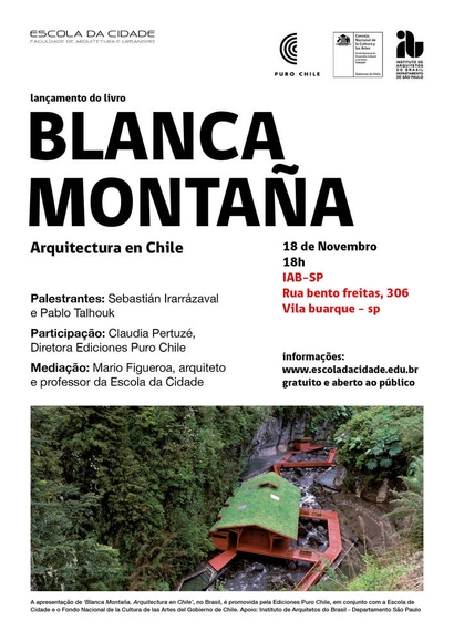 Escola da Cidade promove lançamento de livro sobre panorama da arquitetura chilena - Imagem de Destaque