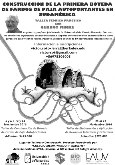 Taller de Construcción: bóveda de fardos de paja en Chile - Imagen Principal