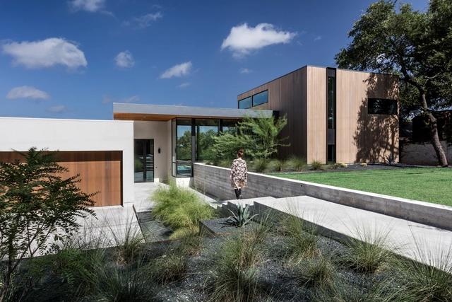 Casa de espacios enmarcados / Matt Fajkus Architecture  - Casas