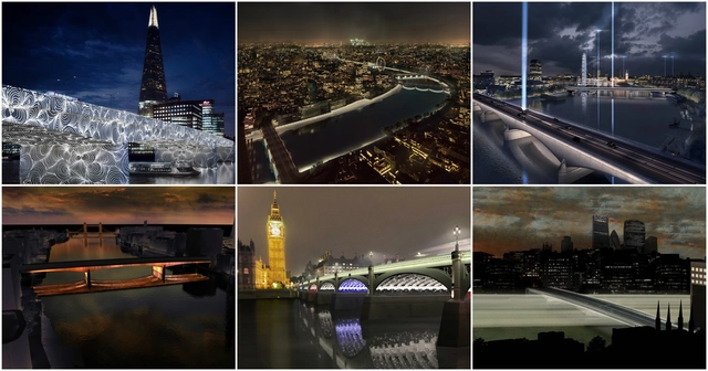 6 Shortlisted Designs Unveiled in London’s Illuminated River Competition - Featured Image