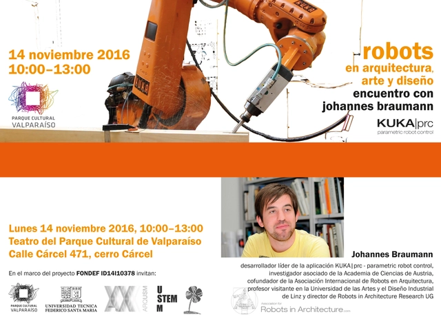 Robots en Arquitectura, Arte y Diseño: Encuentro con Johannes Braumann - Imagen Principal