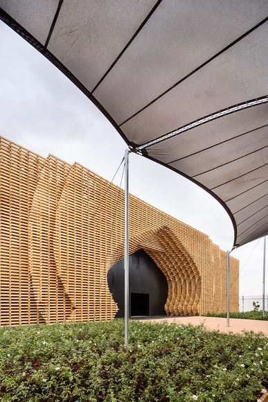 Vila COP22 / OUALALOU+CHOI  - Instalações Temporárias