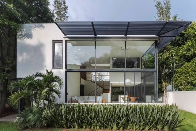 Casa Garza / estudio fi | arquitectos - Casas, Jardín, Fachada