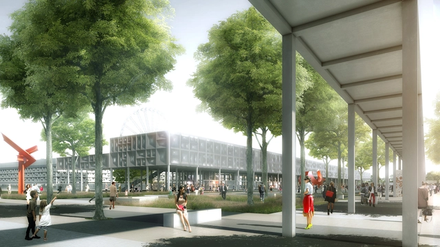 Clément Blanchet 建筑事务所公布了波尔多 PEX 展馆扩建设计方案 - 主图