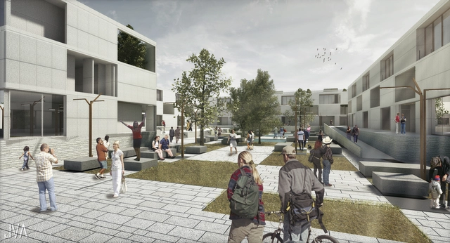 Tercer premio del Concurso Nacional CLARIN-SCA para estudiantes de arquitectura 2016 - Fachada