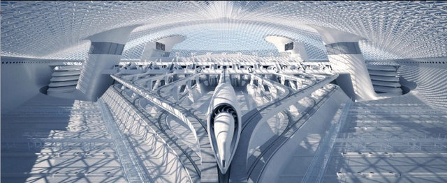 RB Systems 提出了最前沿 Hyperloop 车站构想 - 主图