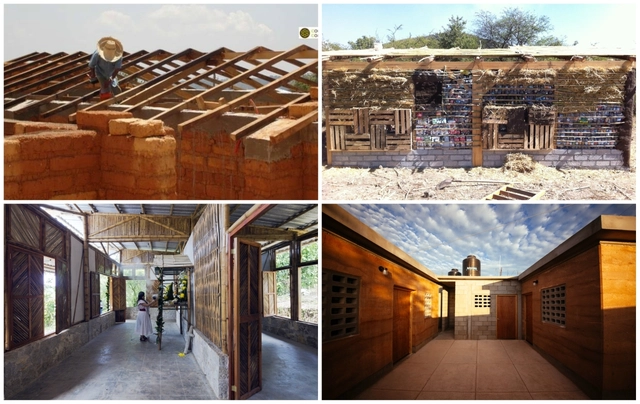 Viviendas construidas con adobe, bambú, paja y tapial fueron reconocidas en el pabellón de México en Venecia - Imagen Principal