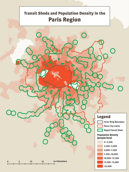 Paris é a cidade com a maior cobertura de transporte público segundo o ITDP - Imagem de Destaque