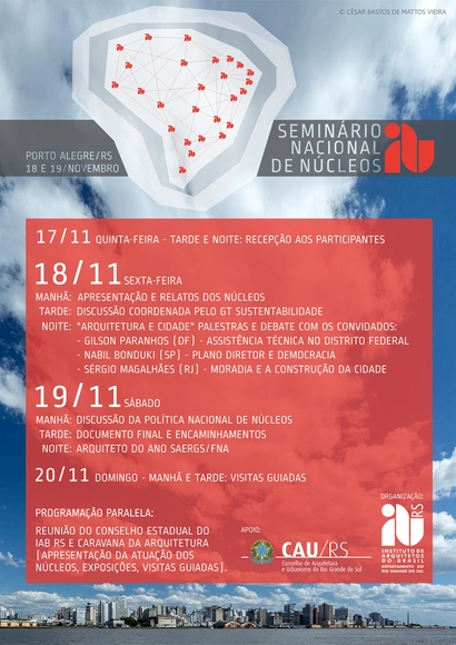 Seminário Nacional de Núcleos do Instituto de Arquitetos do Brasil - Imagem de Destaque