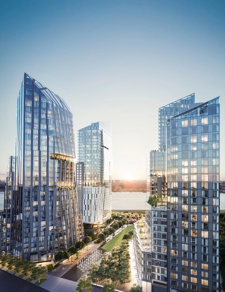 'Waterline Square', el proyecto residencial que reunirá a Meier, Viñoly + KPF en Nueva York - Imagen Principal