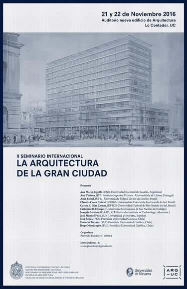 II Seminario Internacional La Arquitectura de la Gran Ciudad - Imagen Principal