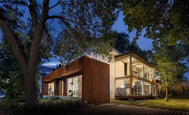 蓝月影视办公设计——一条切割时间的线 - 主图