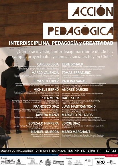 Interdisciplina, Pedagogía y Creatividad I ACCION PEDAGOGICA  - Imagen Principal