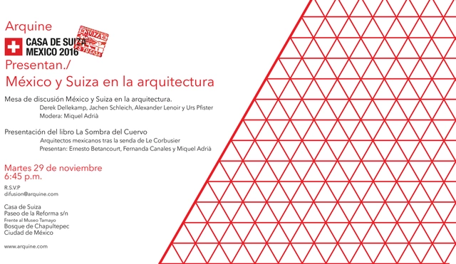 Mesa de discusión: México y Suiza en la arquitectura / Ciudad de México  - Imagen Principal