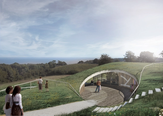 CEBRA diseñará un nuevo centro de visitantes subterráneo en el sur de Dinamarca - Centro De Visitantes