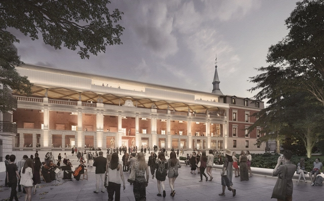 Norman Foster vence concurso internacional para a ampliação do Museo del Prado em Madri - Imagem de Destaque