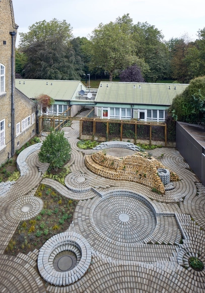 New Permanent Garden / Gabriel Orozco - Installations & Structures, Garden, Facade