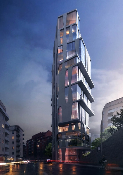 Utopia Arkitekter propõe edifício para iniciar transformação de Estocolmo - Imagem de Destaque