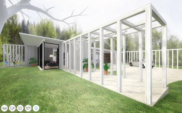 Um passeio virtual pela Case Study House #13 (Alpha House) de Richard Neutra - Imagem de Destaque