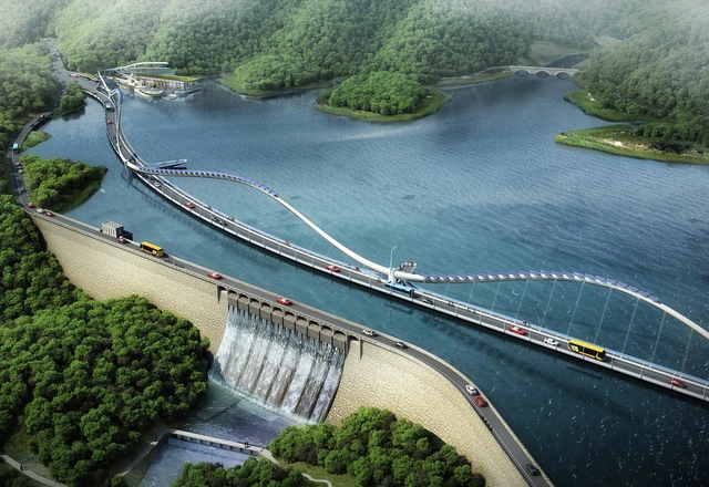 M CO Design divulga projeto de infraestrutura inspirado em dragões para Hong Kong - Imagem de Destaque