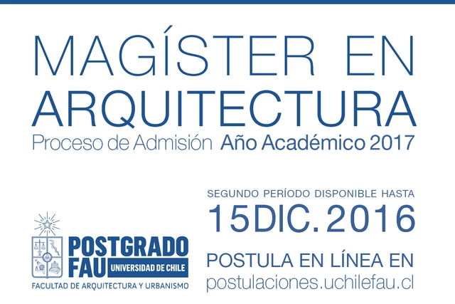 Magíster en Arquitectura de la U. de Chile: espacio interdisciplinario único en el país - Imagen Principal