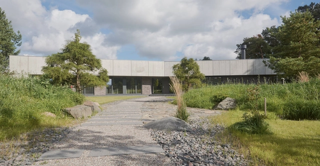 Casa de hormigón minimalista / NEBRAU - Casas