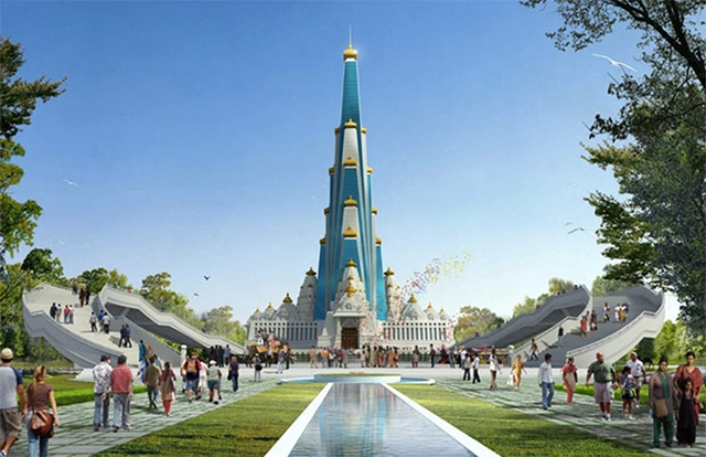 En India se da inicio a la construcción del edificio religioso más alto del mundo - Imagen Principal
