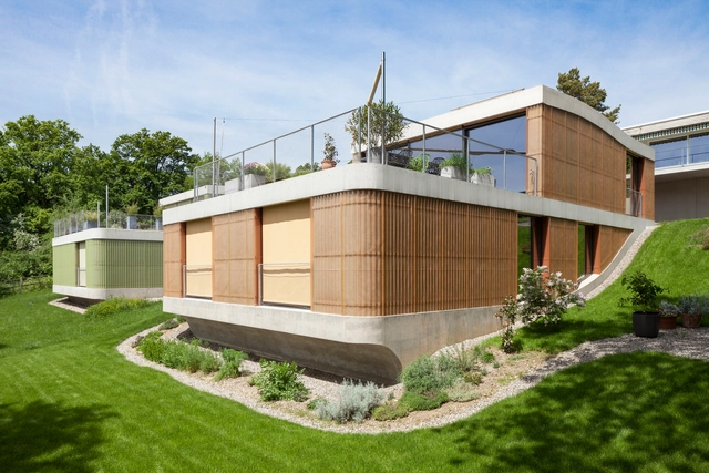 Casas en Wygärtli / Beck + Oser Architekten - Fotografía exterior, Vivienda Colectiva, Fachada