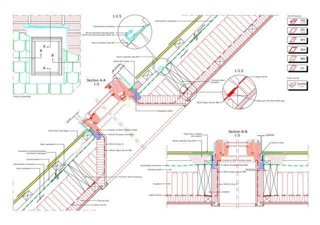 Descarga archivos CAD para tu proyecto: ventanas para techos - Imagen Principal
